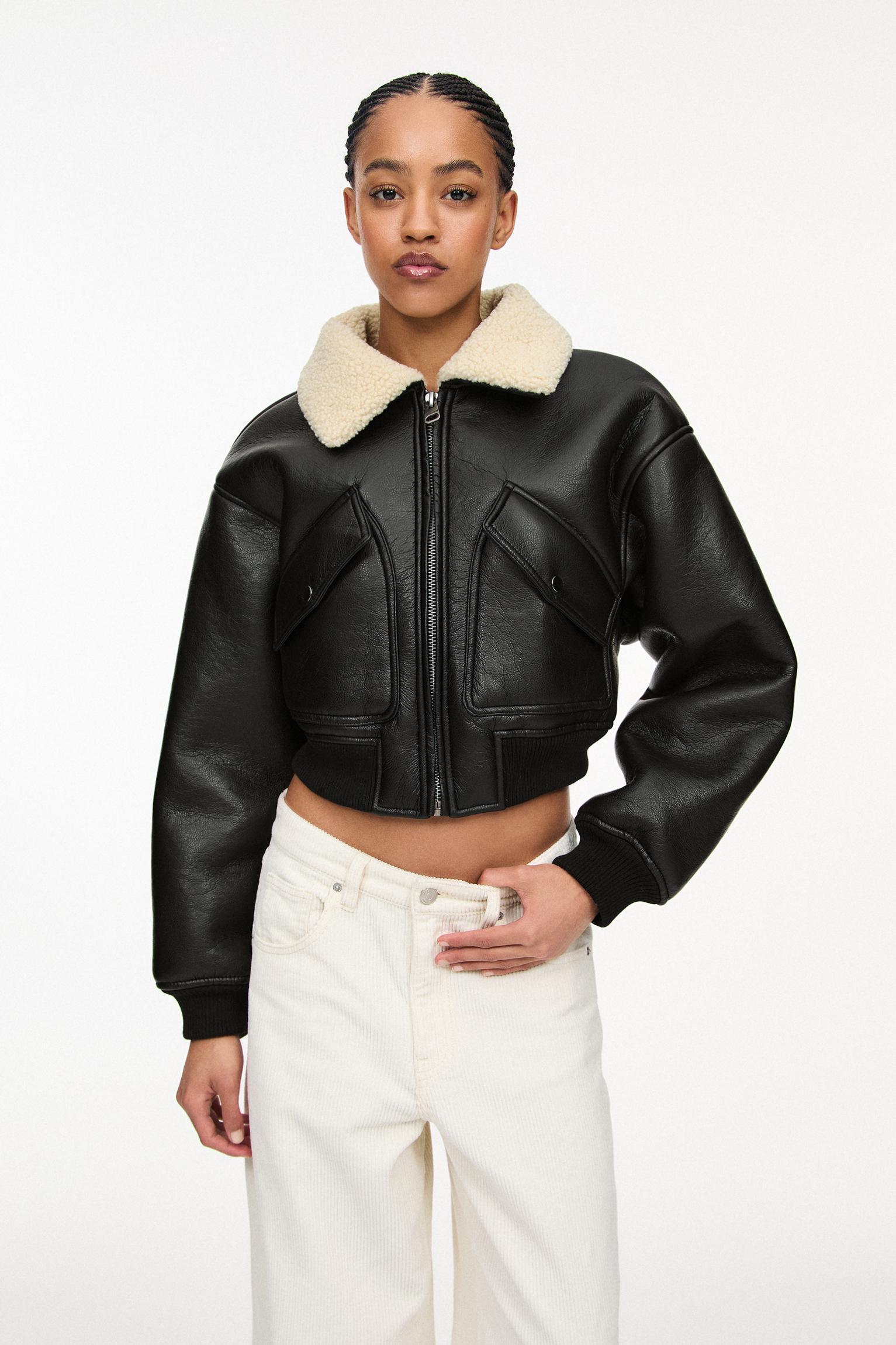Double-sided cropped jacket Product Image