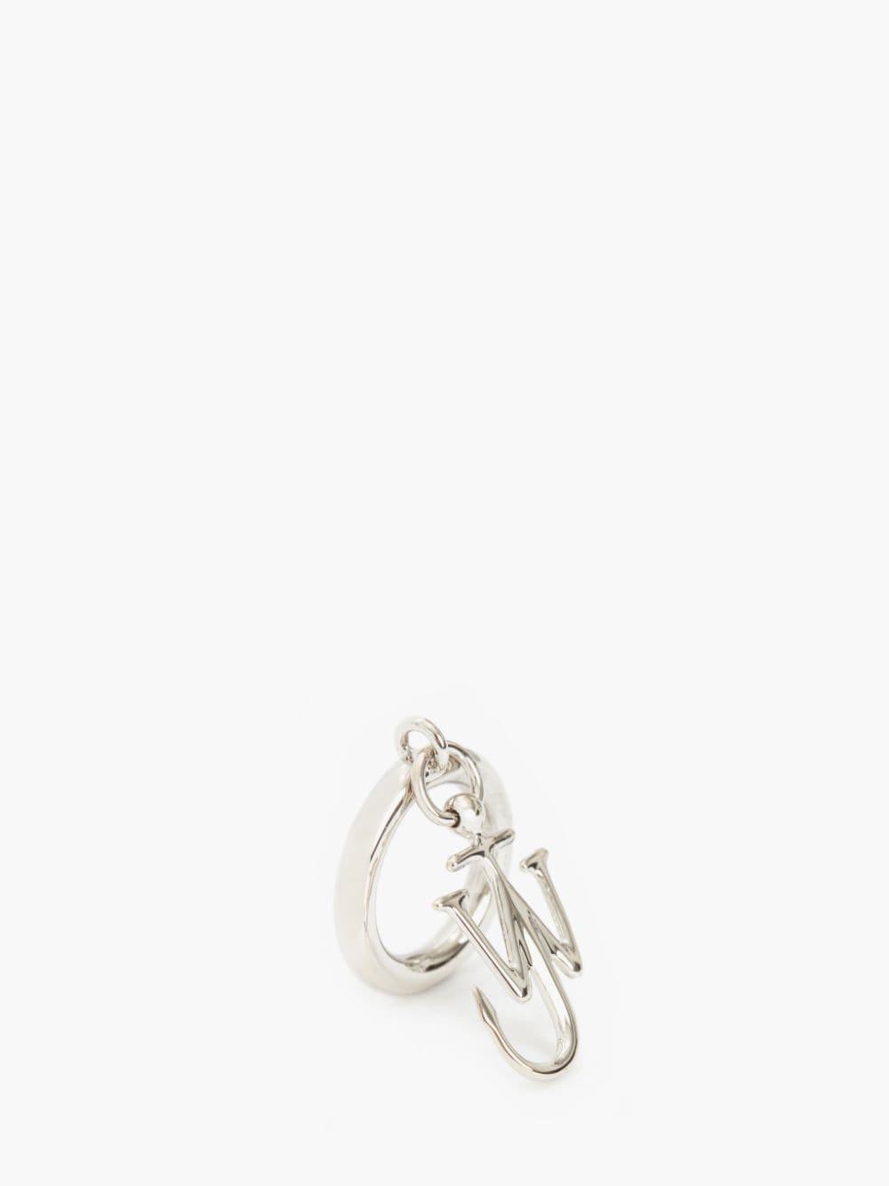 JWA ANCHOR CHARM RING in silver | JW Anderson US  Product Image