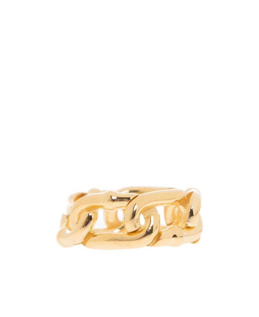 BOTTEGA VENETA Logo Ring In Yellow Product Image