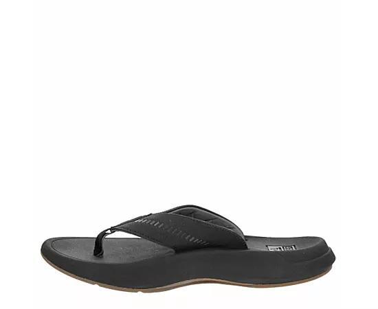 REEF Swellsole Rover Men's Flip-Flop Sandals, Size: 9, Black Product Image