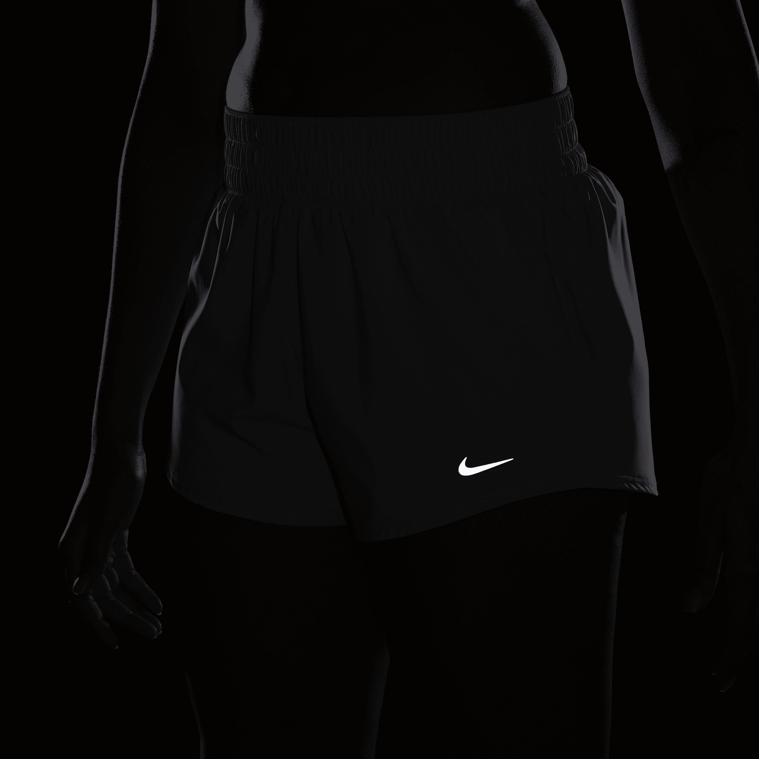 Nike Womens One Dri-FIT Mid-Rise 3 Brief-Lined Shorts Product Image