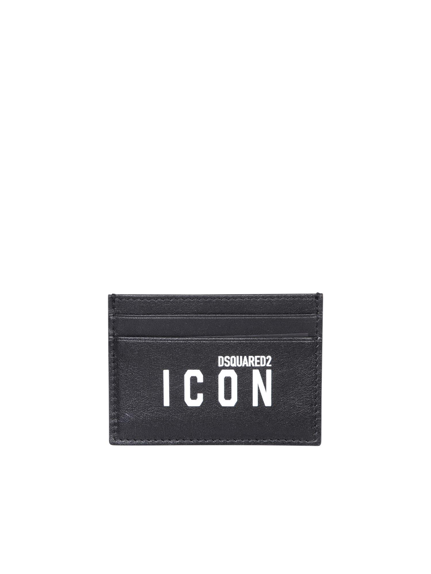 DSQUARED2 Icon Black Card Holder Product Image