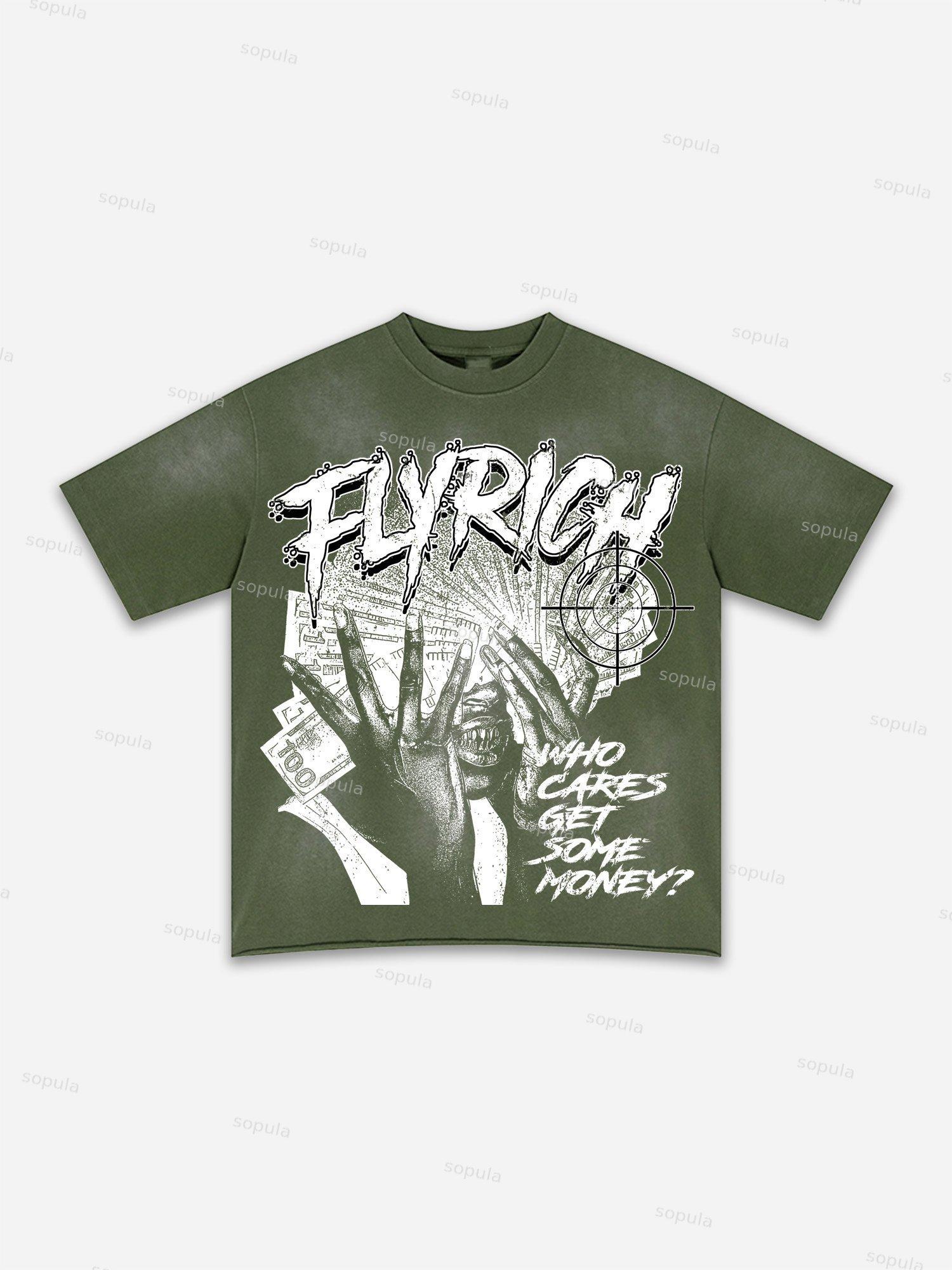 Child Of God Print Washed T-shirt Product Image