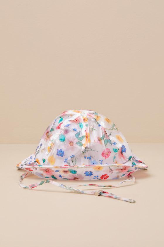 Tulip White Multi Floral Bucket Hat Product Image