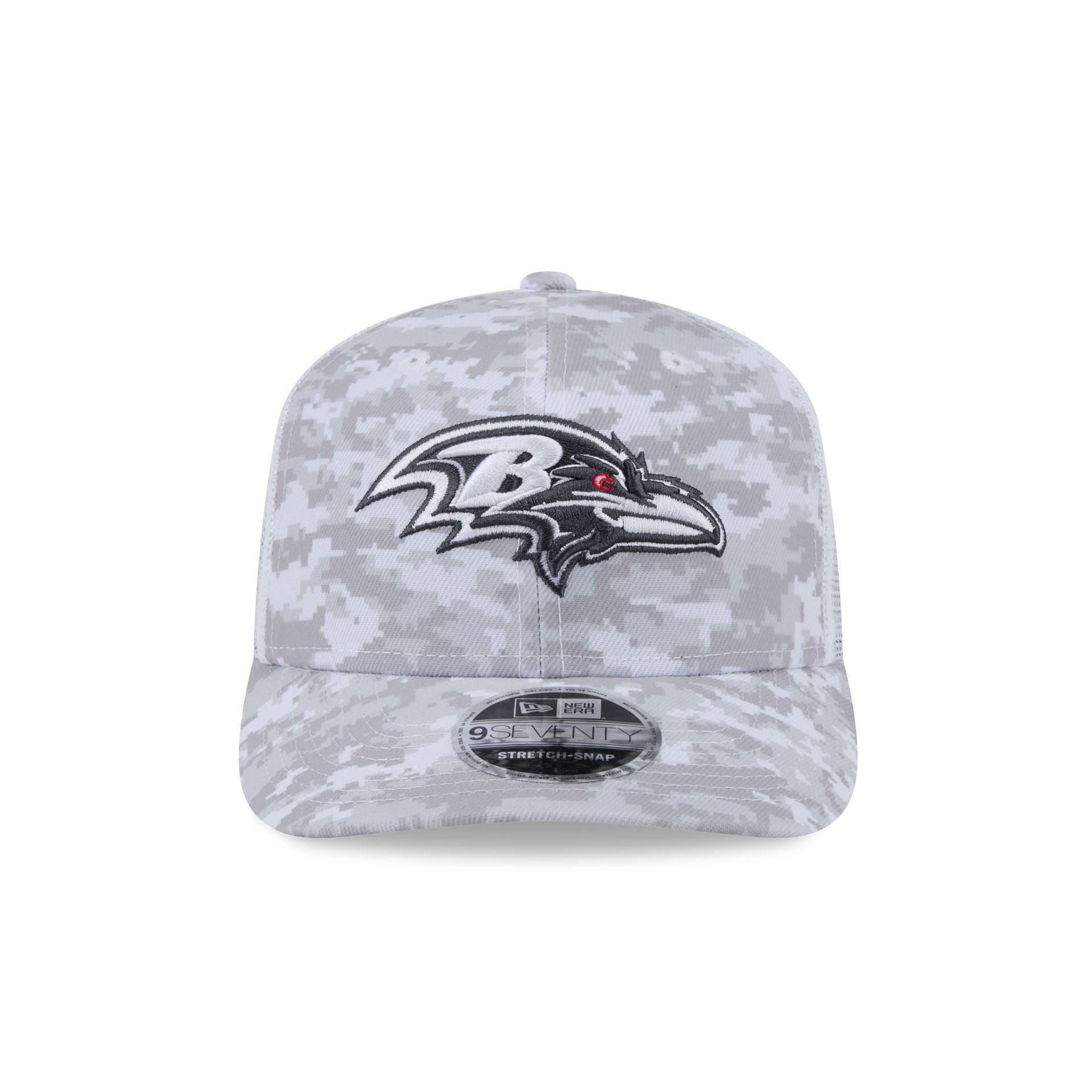 Baltimore Ravens 2024 Salute to Service 9SEVENTY Trucker Hat Male Product Image