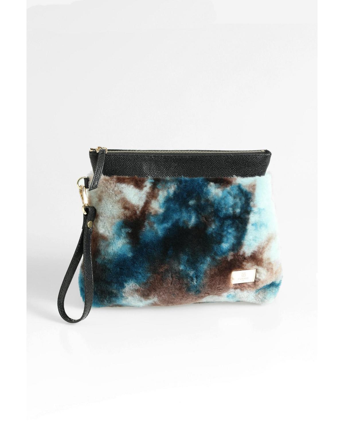 Furniq Uk Womens Shearling Clutch Bag Product Image