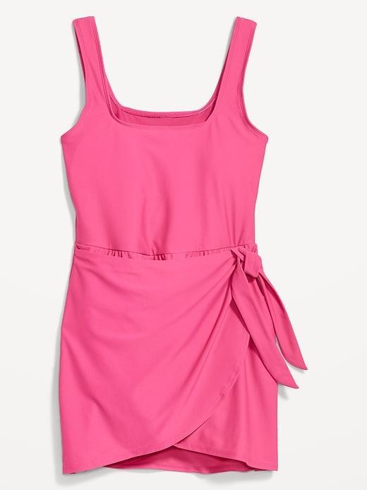 Side-Tie Swim Dress Product Image