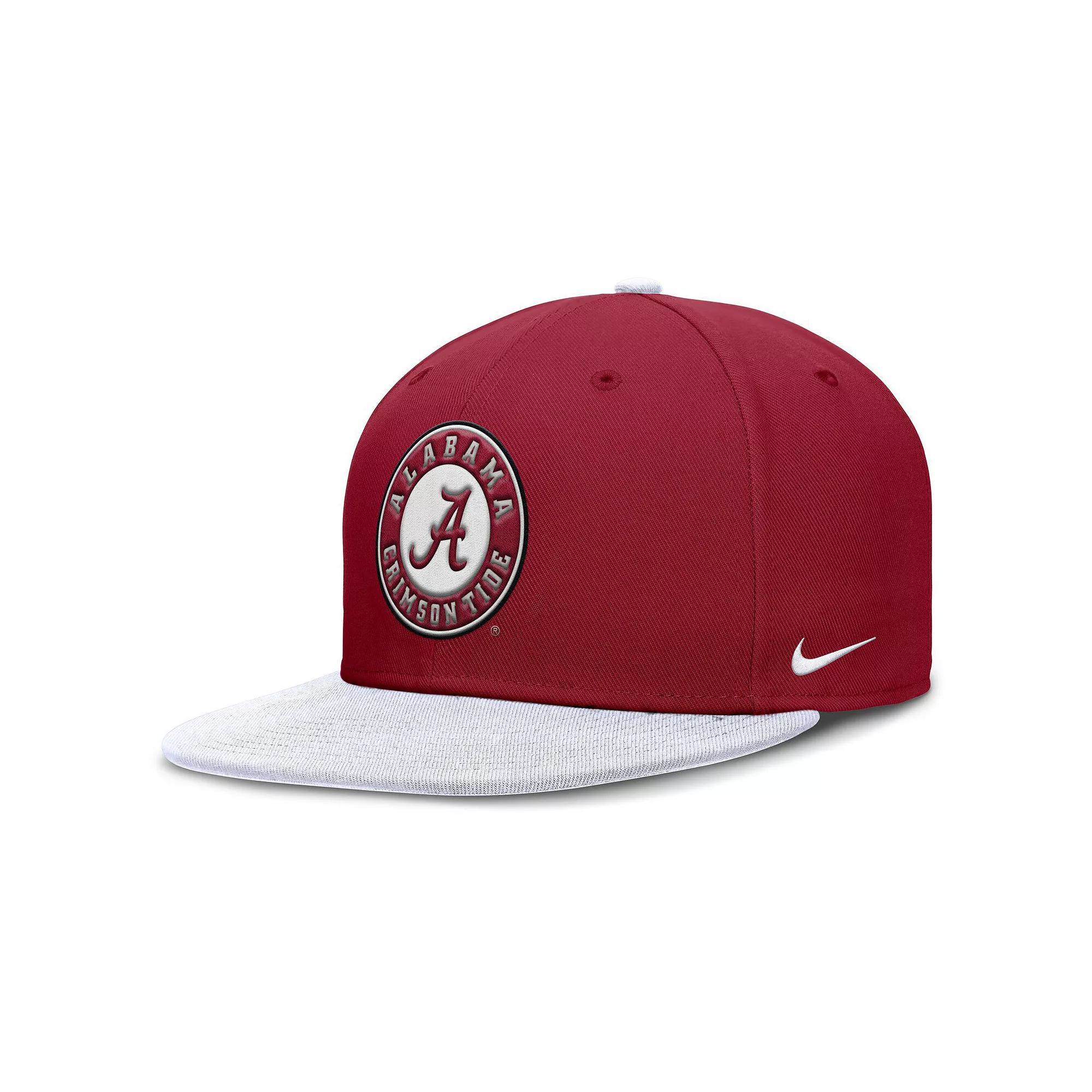Men's Nike Crimson/White Alabama Crimson Tide Two-Tone Primetime Performance Fitted Hat,  Product Image