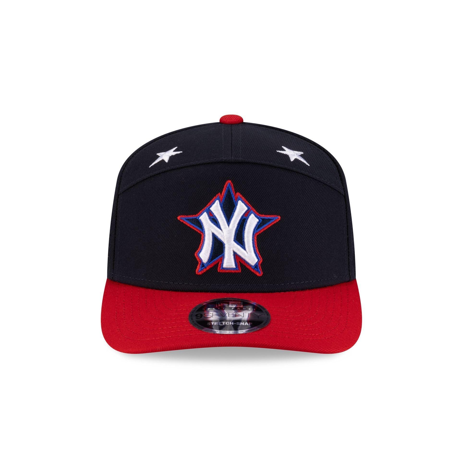 New York Yankees 2025 All-Star Game Workout Split Panel 9SEVENTY Stretch-Snap Hat Male Product Image