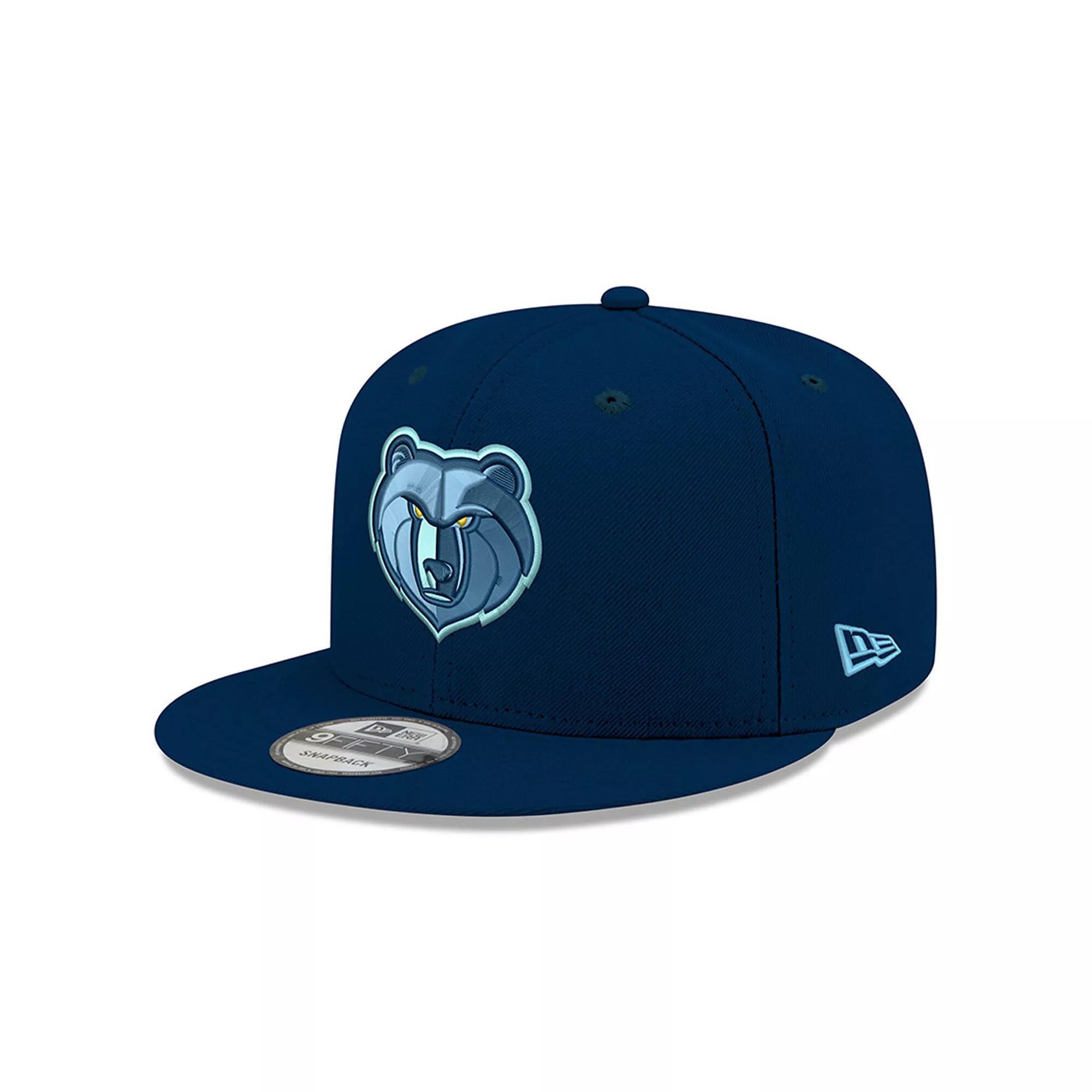 Men's New Era Navy Memphis Grizzlies Official Team Color 9FIFTY Snapback Adjustable Hat, Grz Blue Product Image