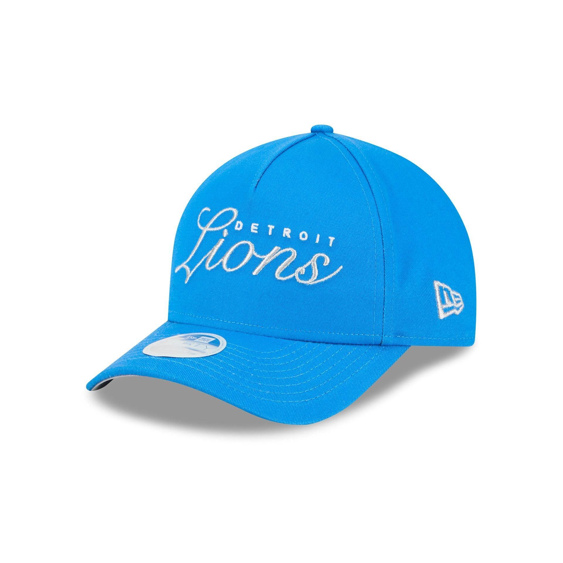 Detroit Lions Metallic Women's 9FORTY M-Crown A-Frame Snapback Hat Female Product Image