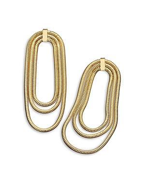 Womens Julia 14K-Gold-Plated Chain Earrings Product Image