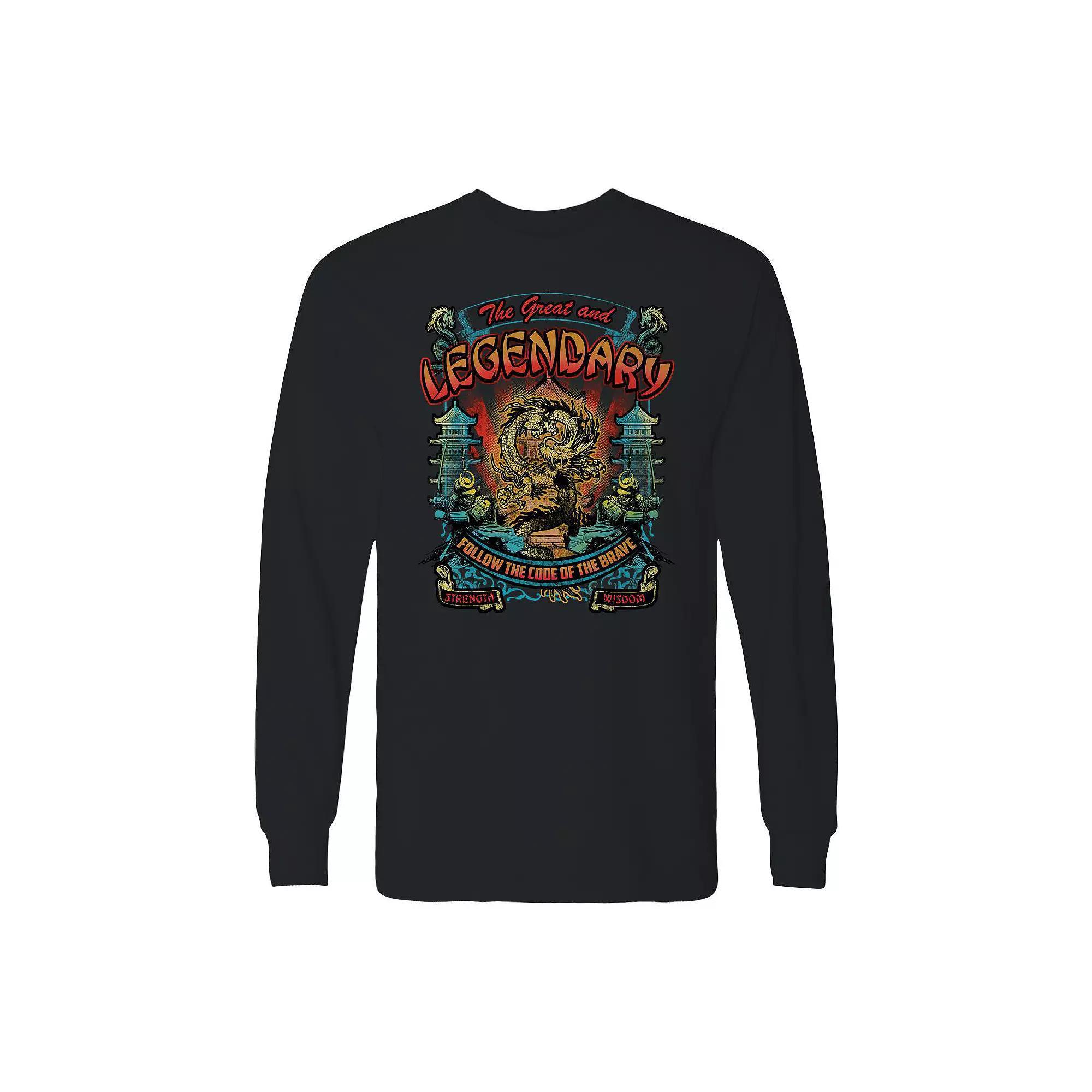 Men's Great & Legendary Graphic Tee, Size: XL, Black Product Image