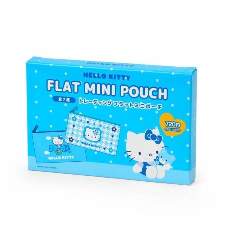 Hello Kitty Secret Flat Blue Mini Pouch (7 types) (Blind Box) Product Image