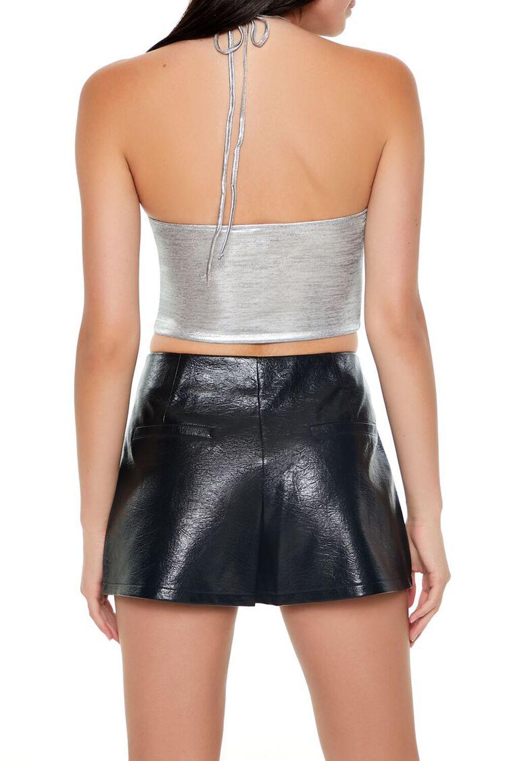 Metallic Halter Top | Forever 21 Product Image