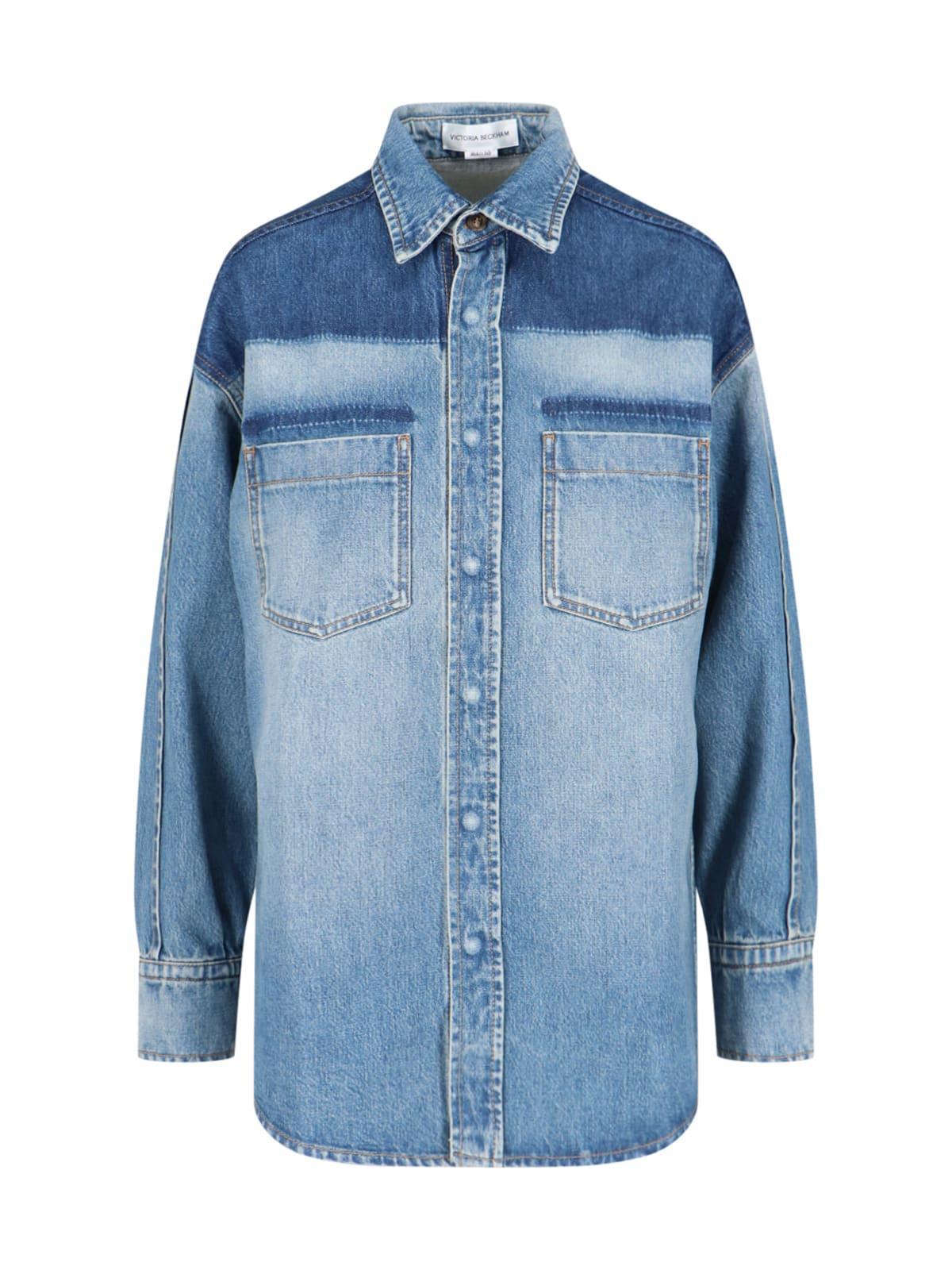 Oversize Denim Shirt Product Image