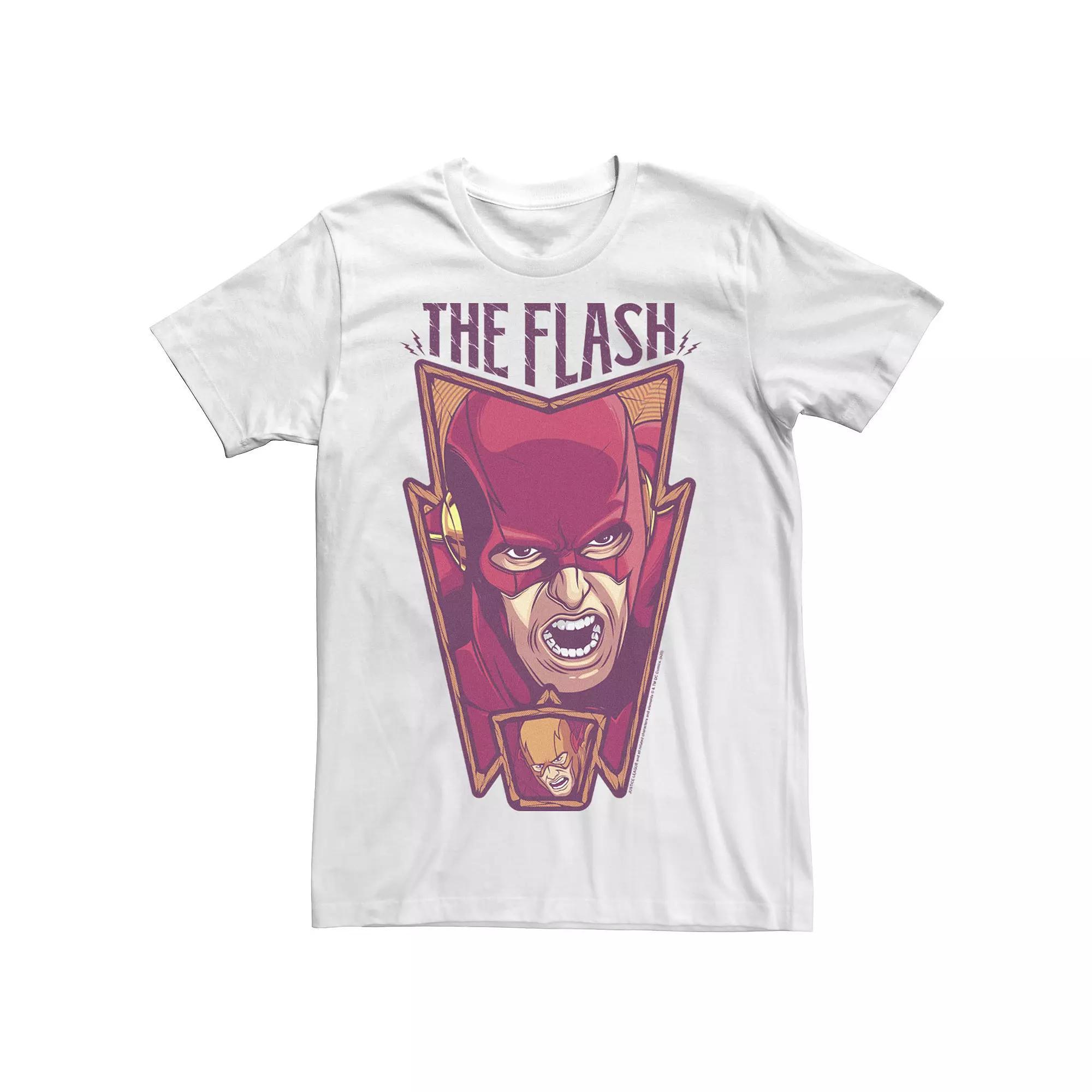 Men's DC FanDome The Flash Portrait Graphic Tee, Size: Large, White Product Image