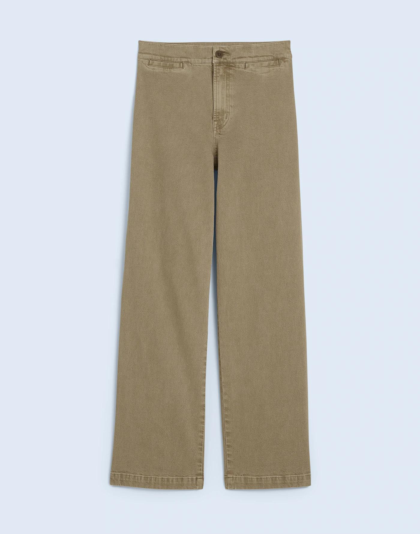 The Petite Emmett Wide-Leg Crop Pant: Welt Pocket Edition Product Image