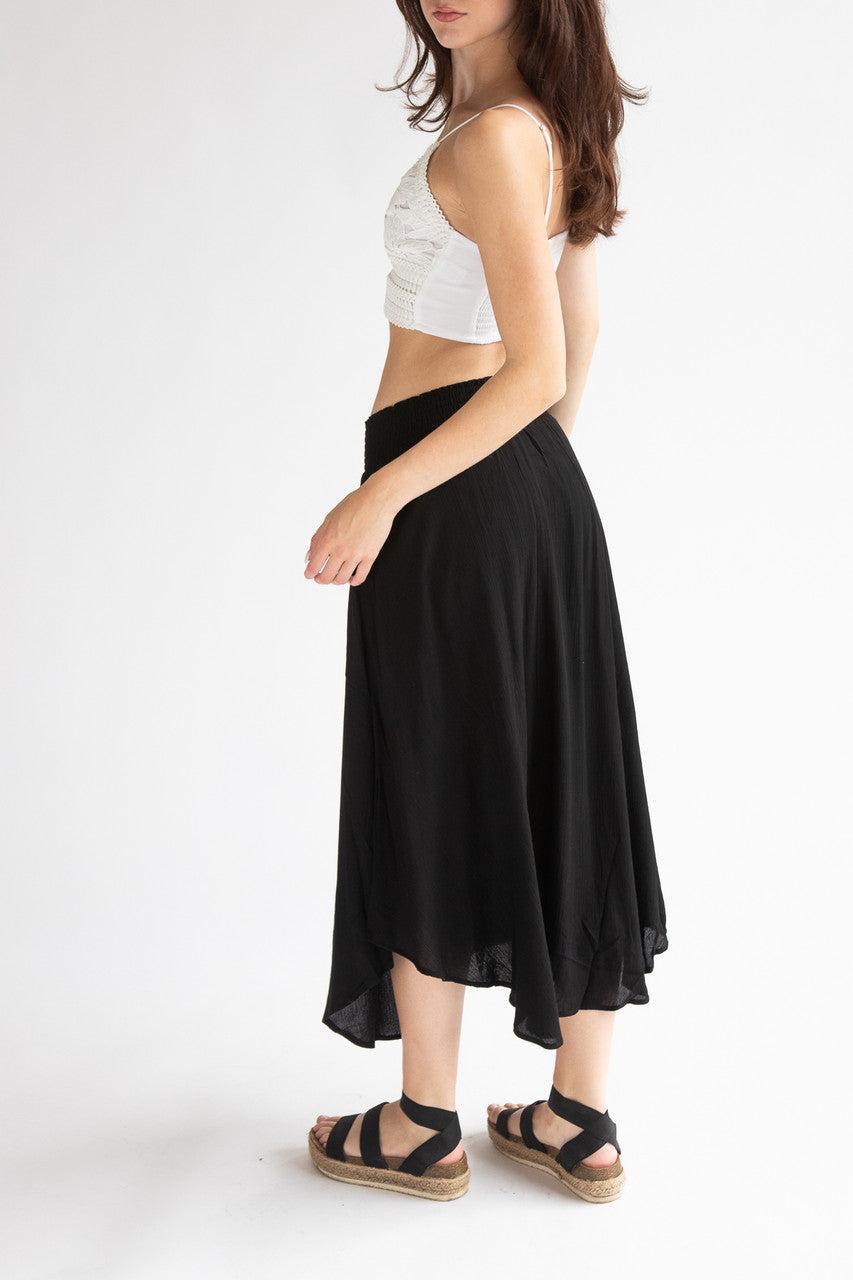 Asymmetric Hem Maxi Skirt Product Image