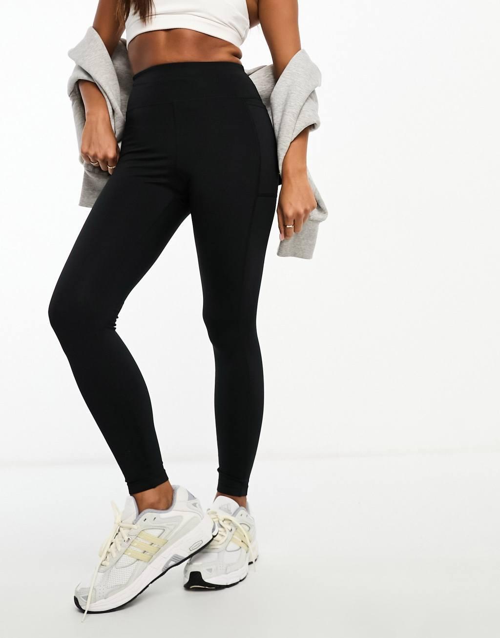 ASOS 4505 Hourglass Icon running tie waist gym legging with phone pocket Product Image