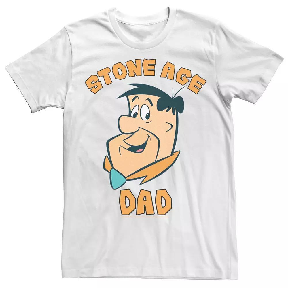 Men's Flinstones Stone age Dad Father Text Tee,  Product Image