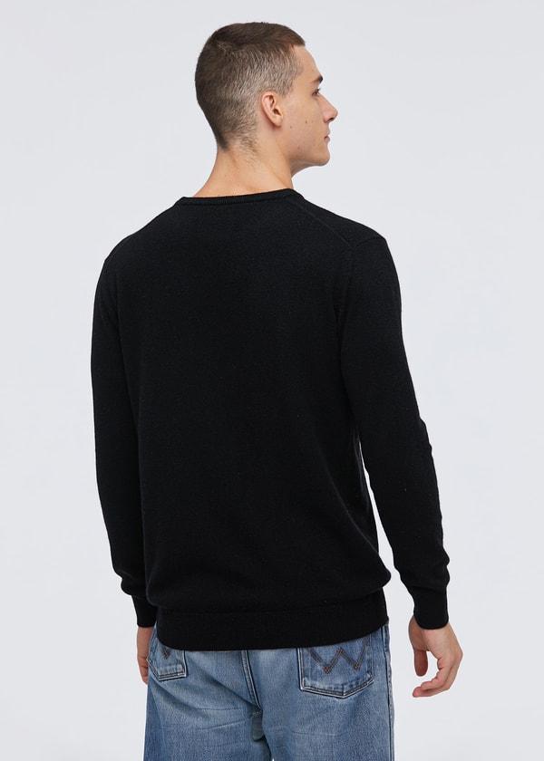 Crew Neck  Classic  Soft Cashmere Sweater For Men Product Image