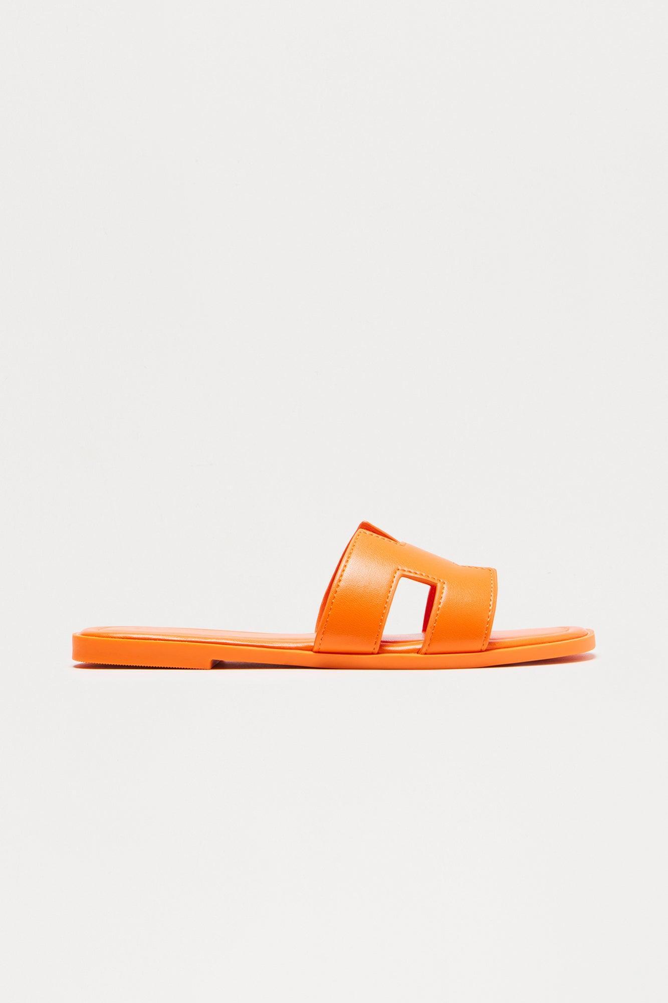 Hoshi Slip On Sandals - Orange Product Image
