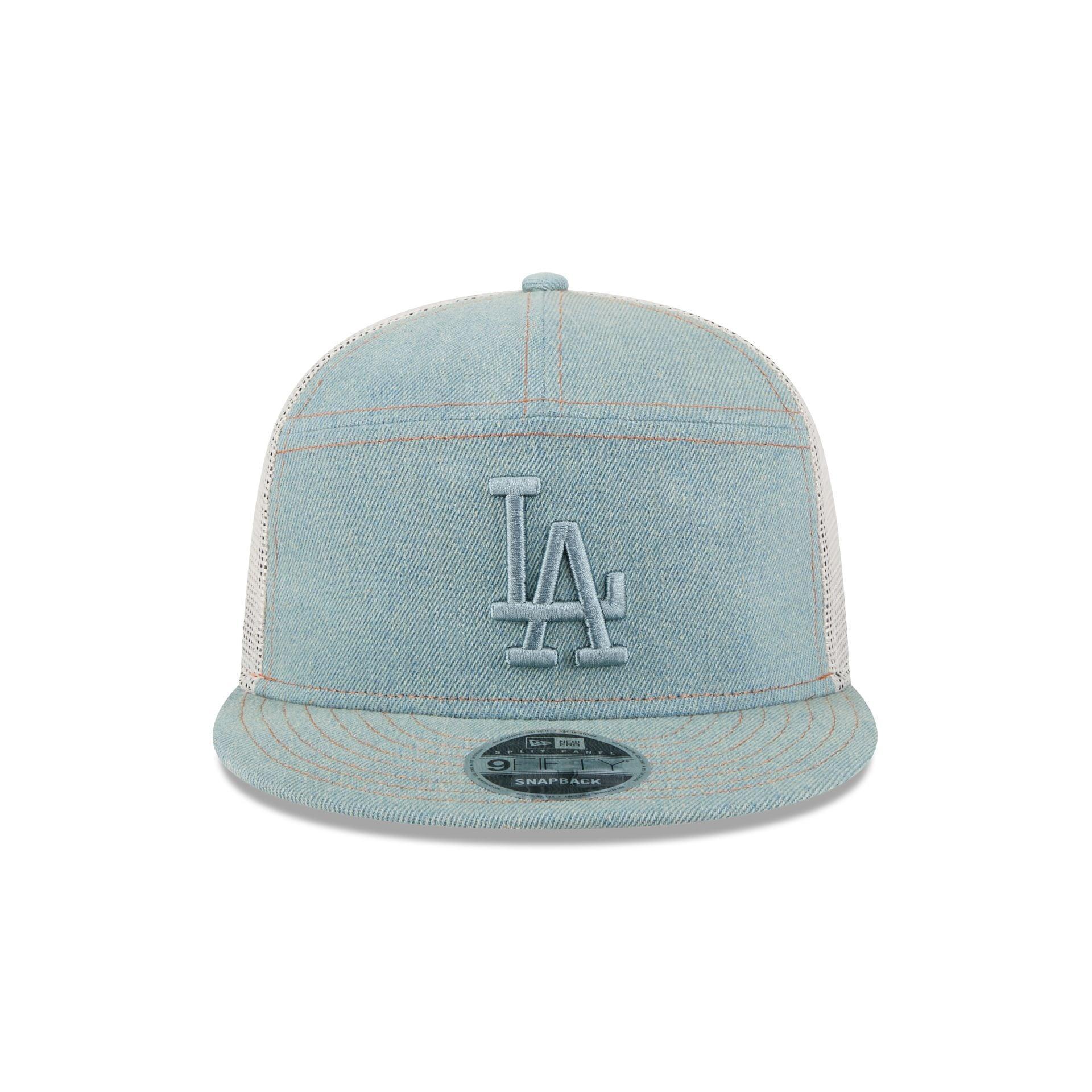 UCLA Bruins Denim Split Panel 9FIFTY Trucker Hat Male Product Image