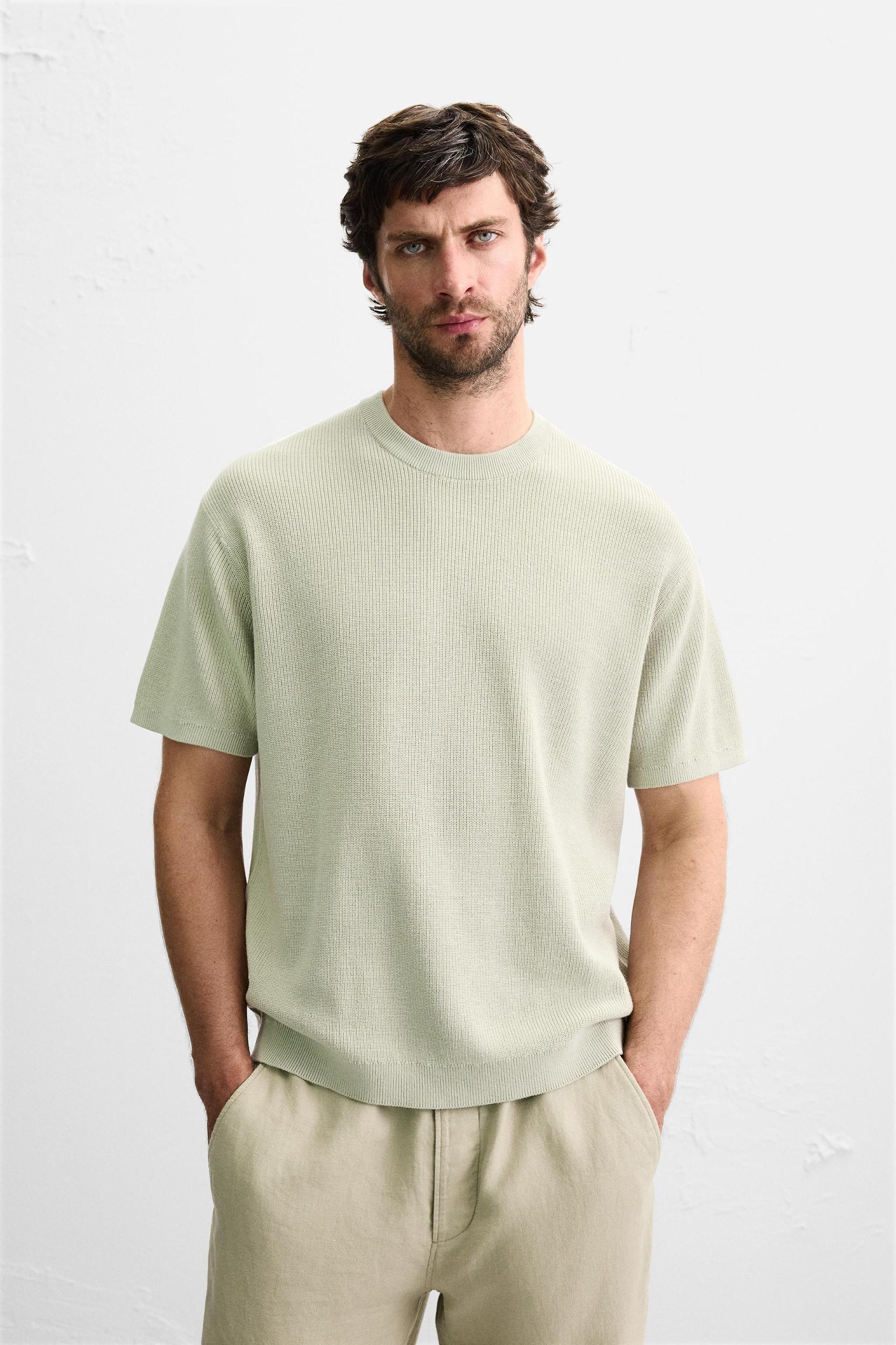 PURL KNIT T-SHIRT Product Image