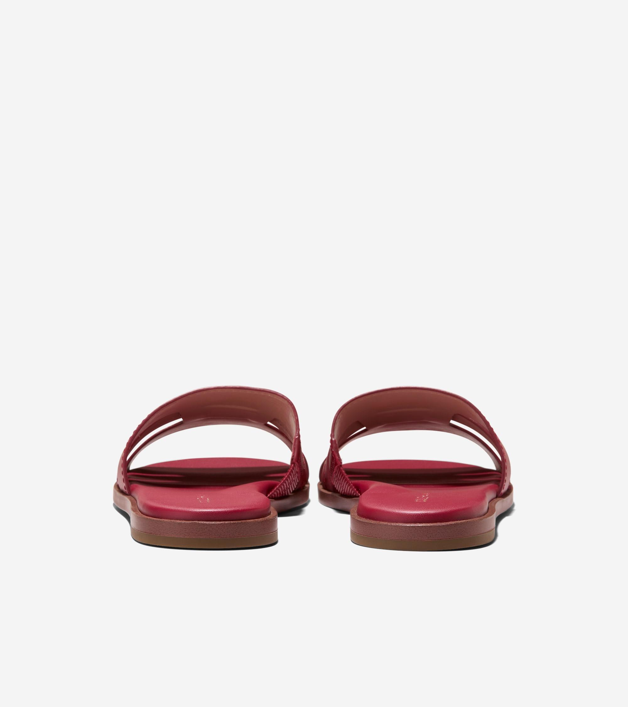 Women's Flynn Slotted Slides in Red | Cole Haan Product Image