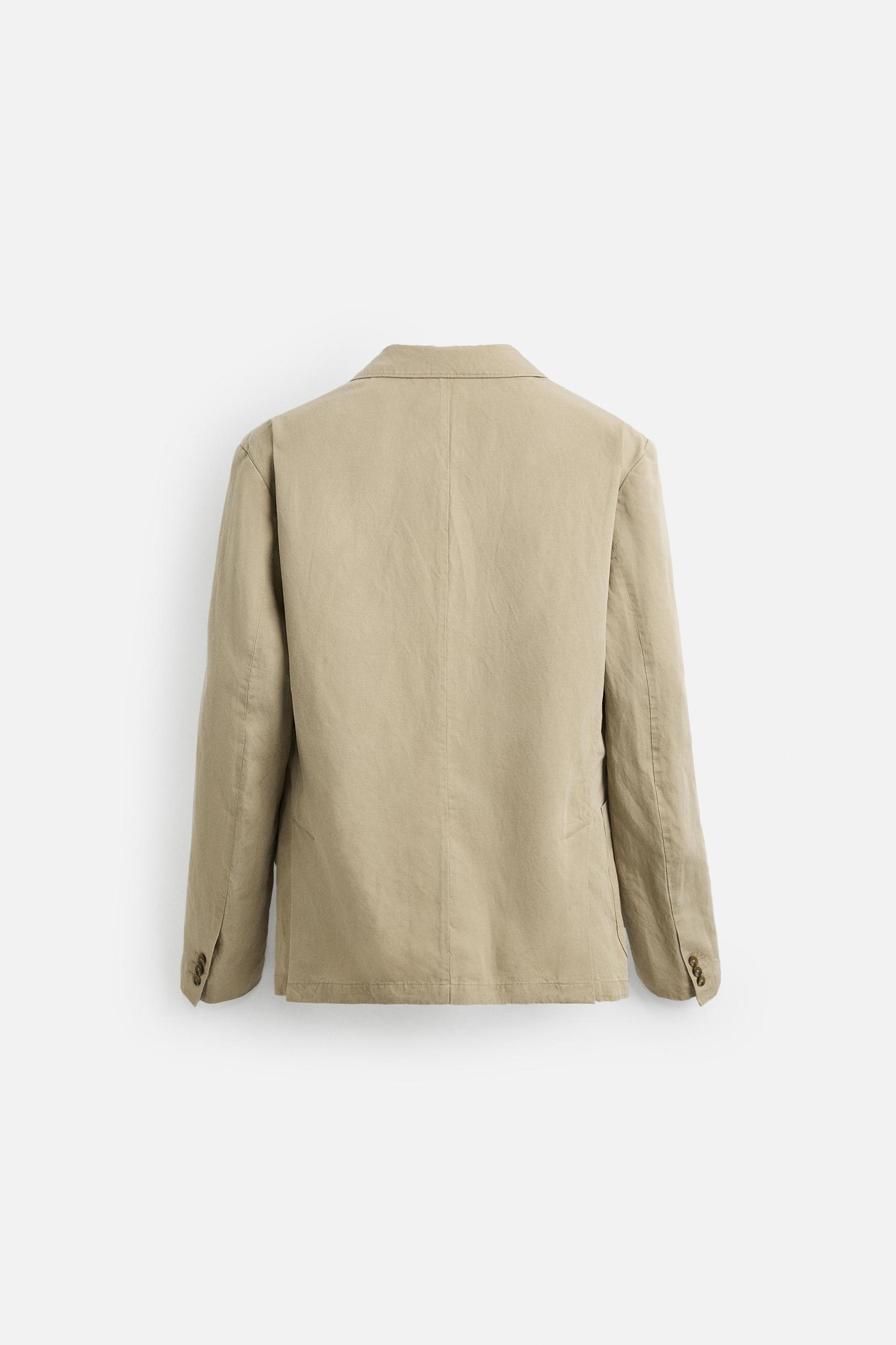 WASHED SUIT BLAZER Product Image