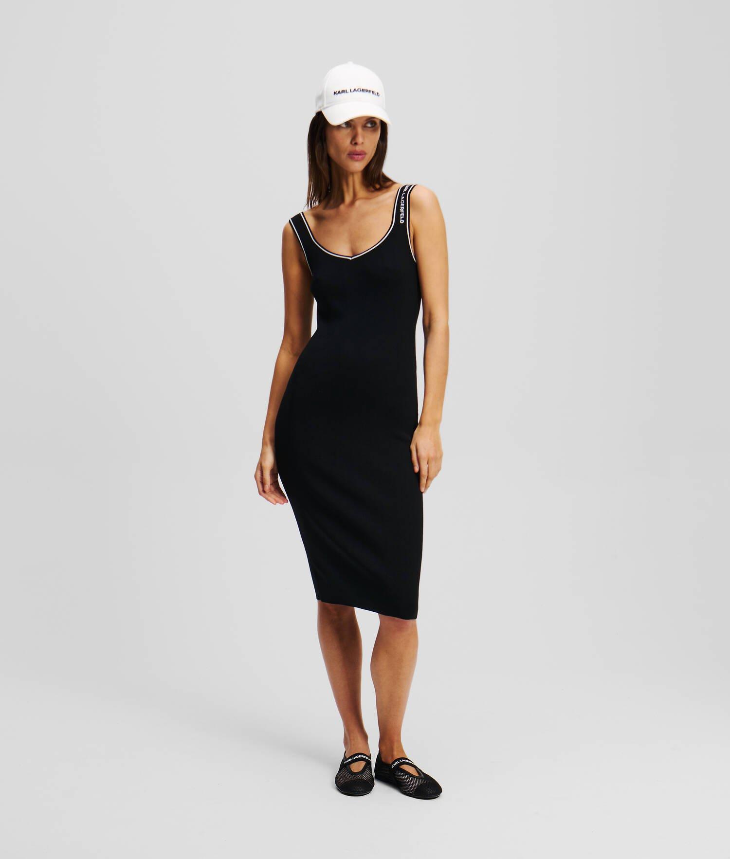 KARL ESSENTIAL KNITTED DRESS Product Image