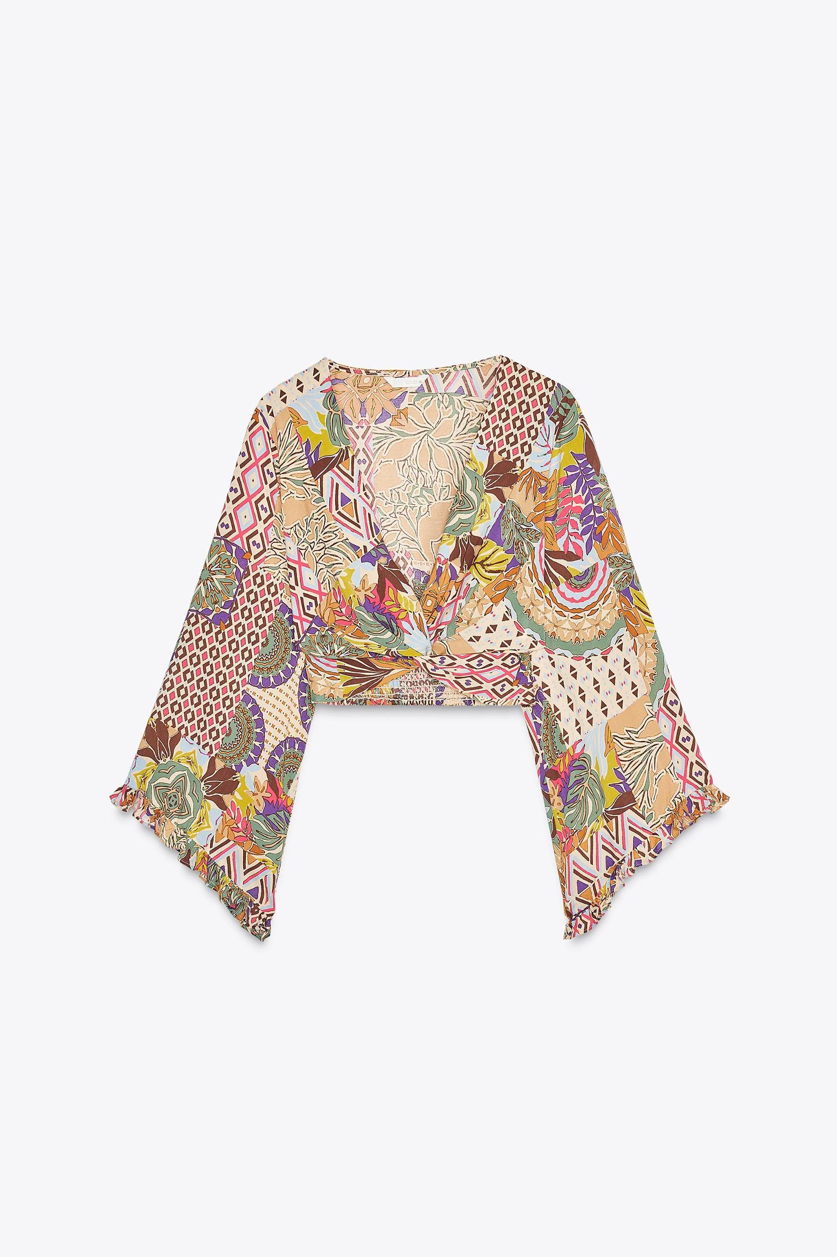 PRINTED CROP TOP Product Image