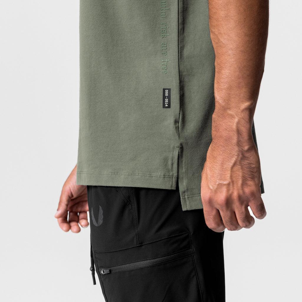0514. CottonPlus™ Oversized Tee - Olive Male Product Image