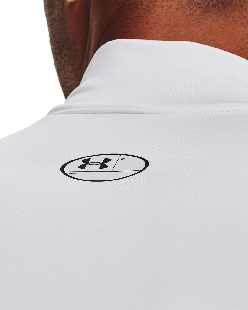 Under Armour Mens Under Armour CG Armour Comp Mock - Mens White/Black Product Image