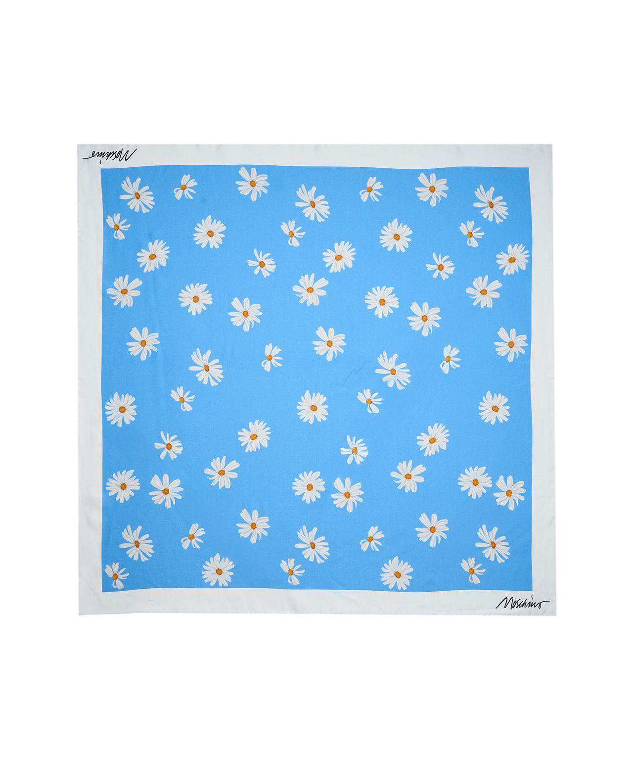Silk scarf with floral pattern Product Image