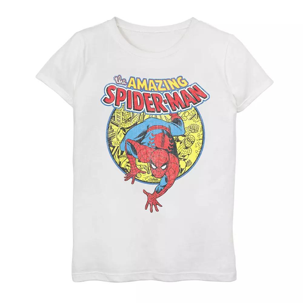 Girls 7-16 Marvel The Amazing Spider-Man Classic Crawl Graphic Tee, Girl's,  Product Image