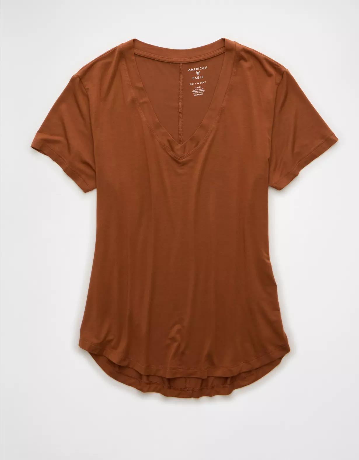 AE Soft & Sexy V-Neck T-Shirt Product Image
