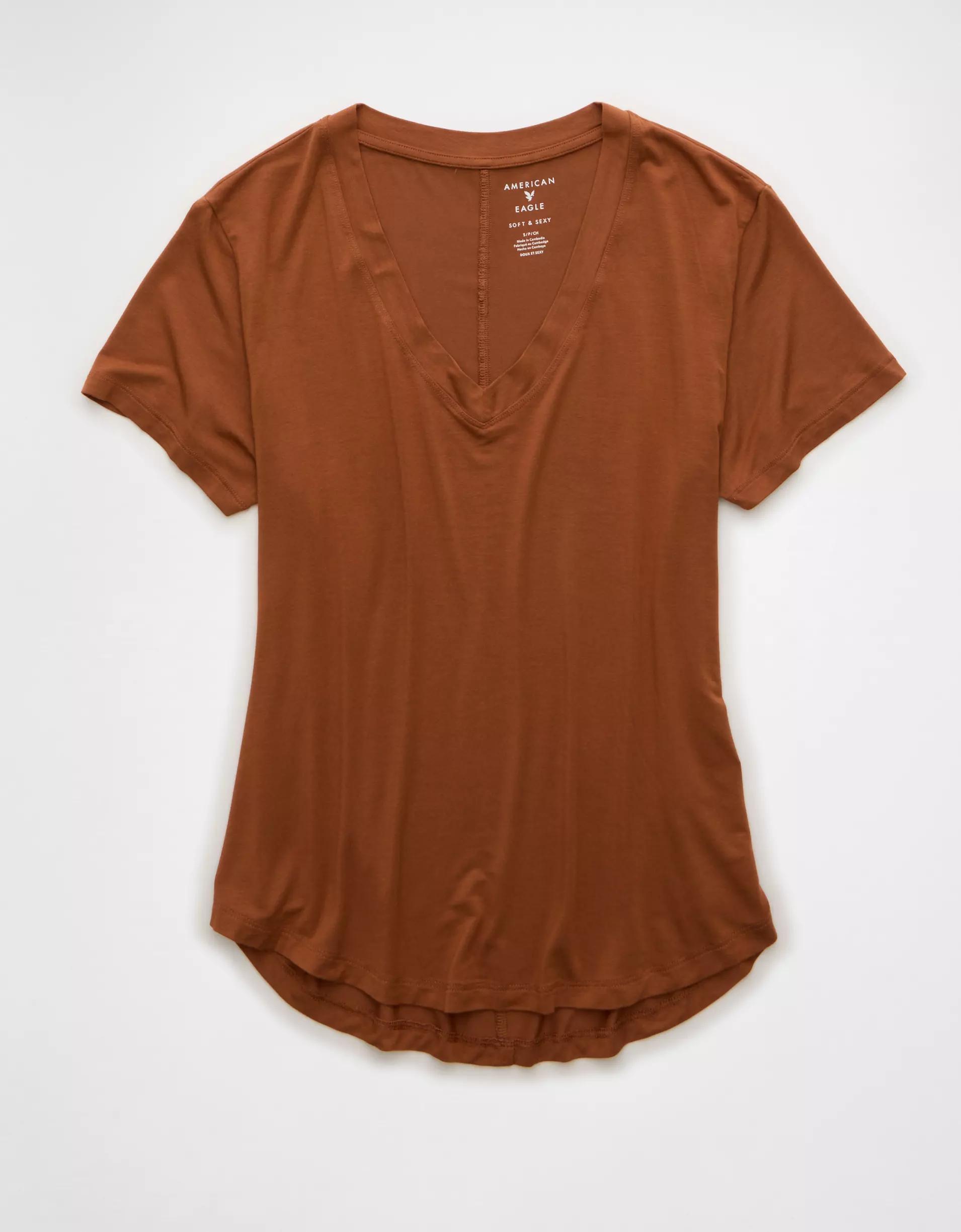 AE Soft & Sexy V-Neck T-Shirt Product Image