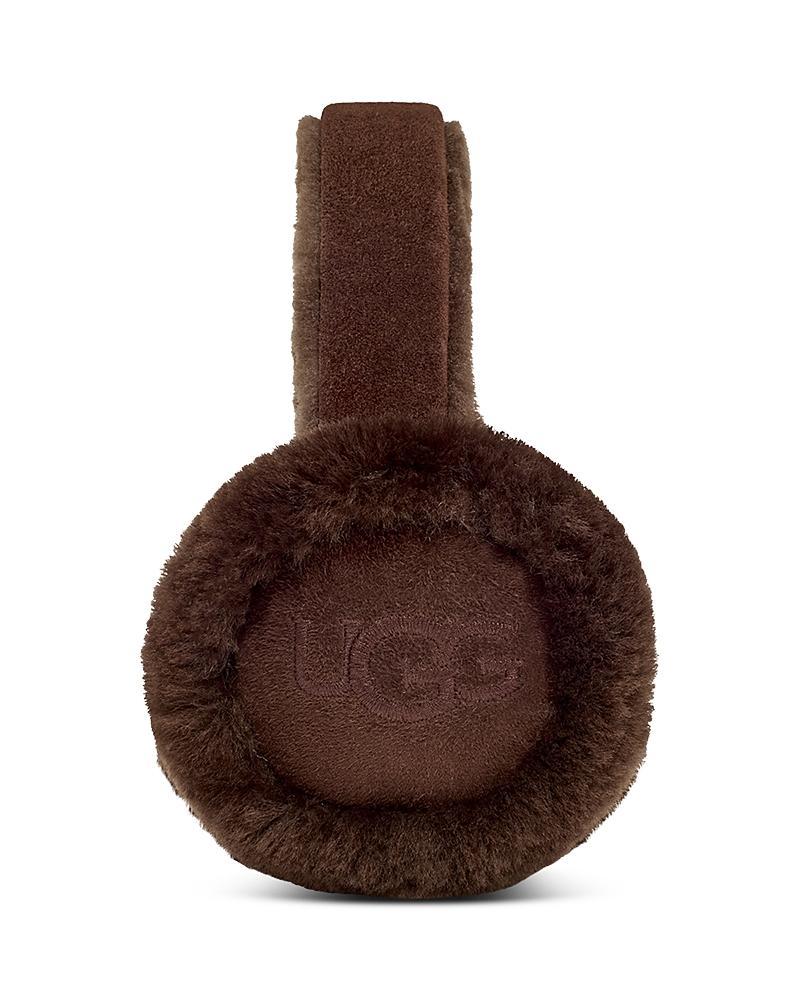 Embroidered Logo Shearling Earmuffs Product Image