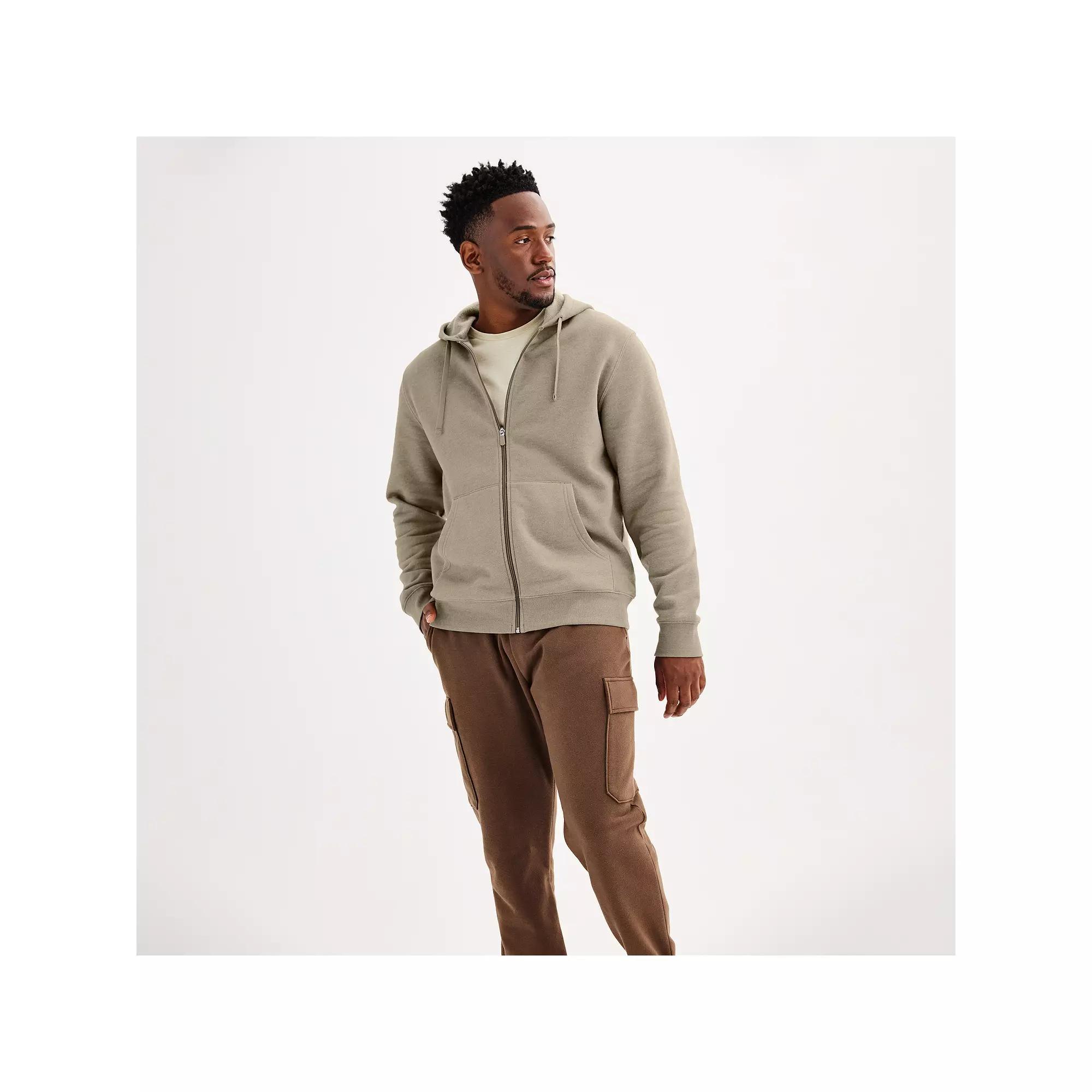 Men's Tek Gear® Ultra Soft Fleece Zip Front Hoodie,  Product Image