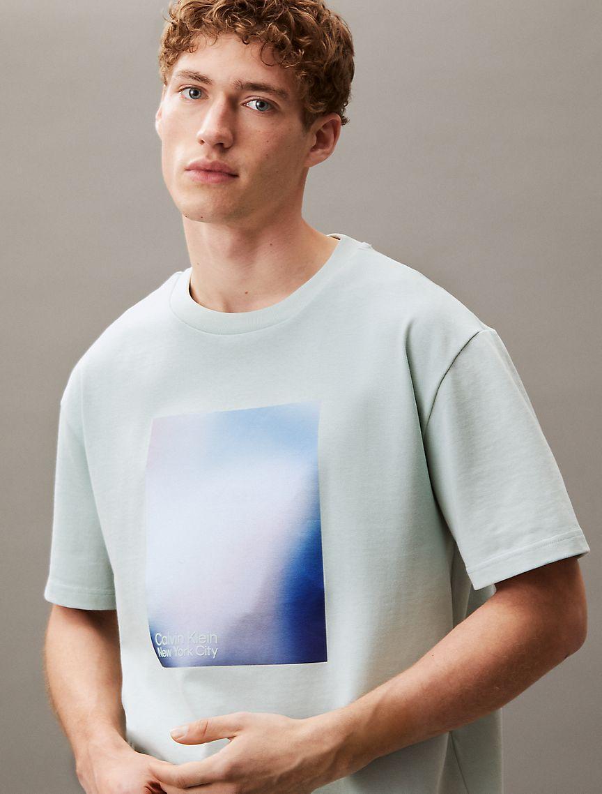 Washed Print Logo Relaxed T-Shirt Product Image