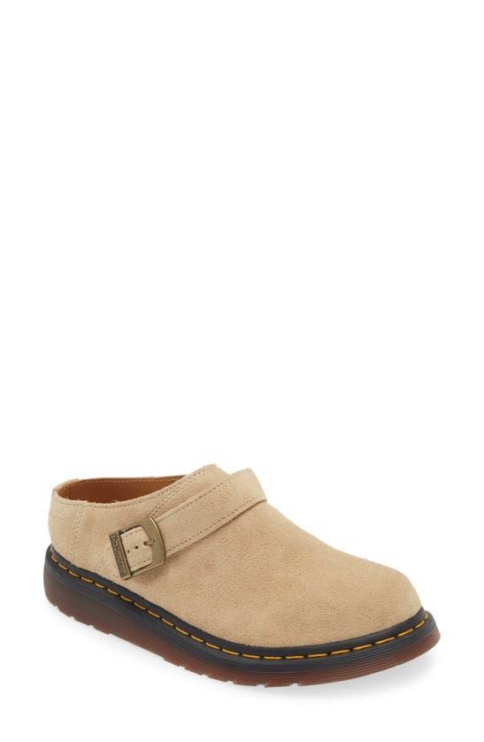 DR. MARTENS' Isham Slingback Clog In Parchment Desert Oasis Suede Product Image