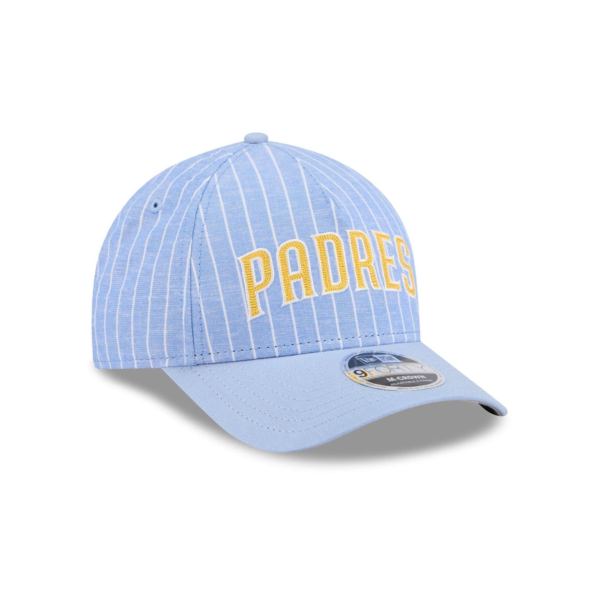 Pittsburgh Pirates Pinstripe Linen 9FORTY M-Crown A-Frame Snapback Hat Male Product Image