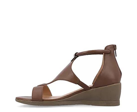 Journee Collection Womens Trayle Wide Wedge Sandal Product Image