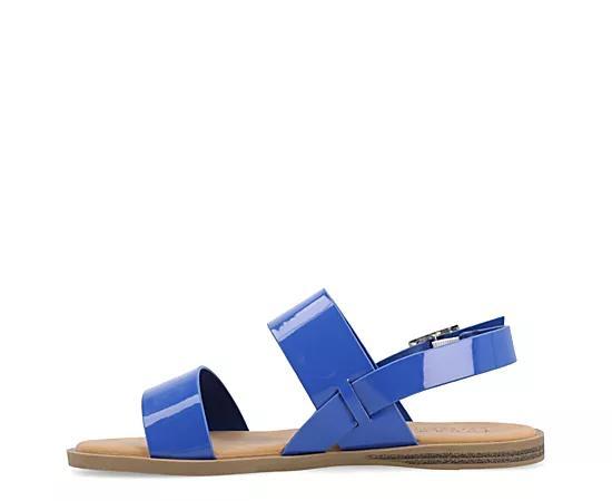 Journee Women's Lavine Sandals, Size: 6.5, Royal Blue Product Image