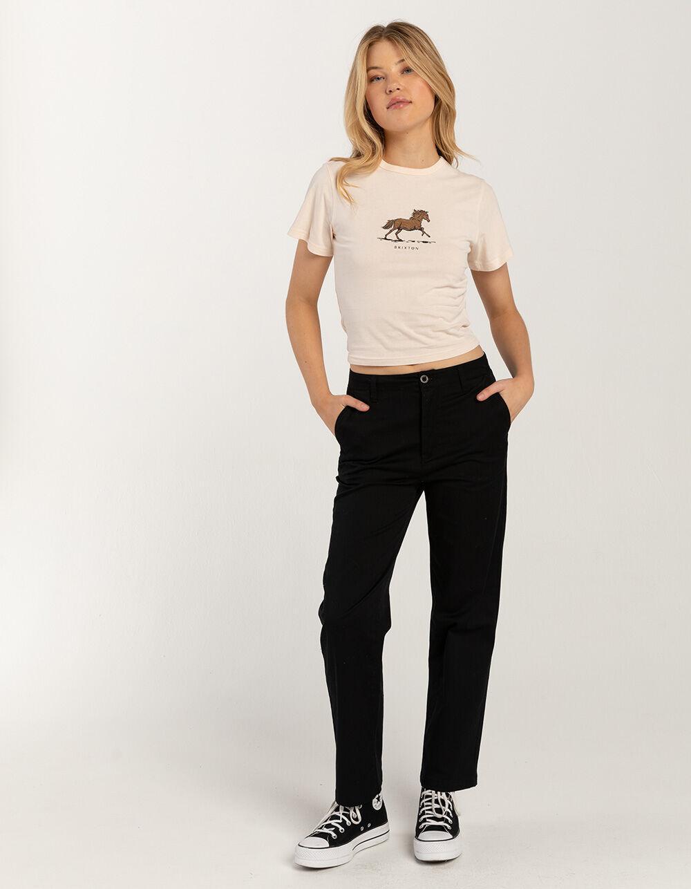 BRIXTON Charger Womens Baby Tee - PETAL Product Image