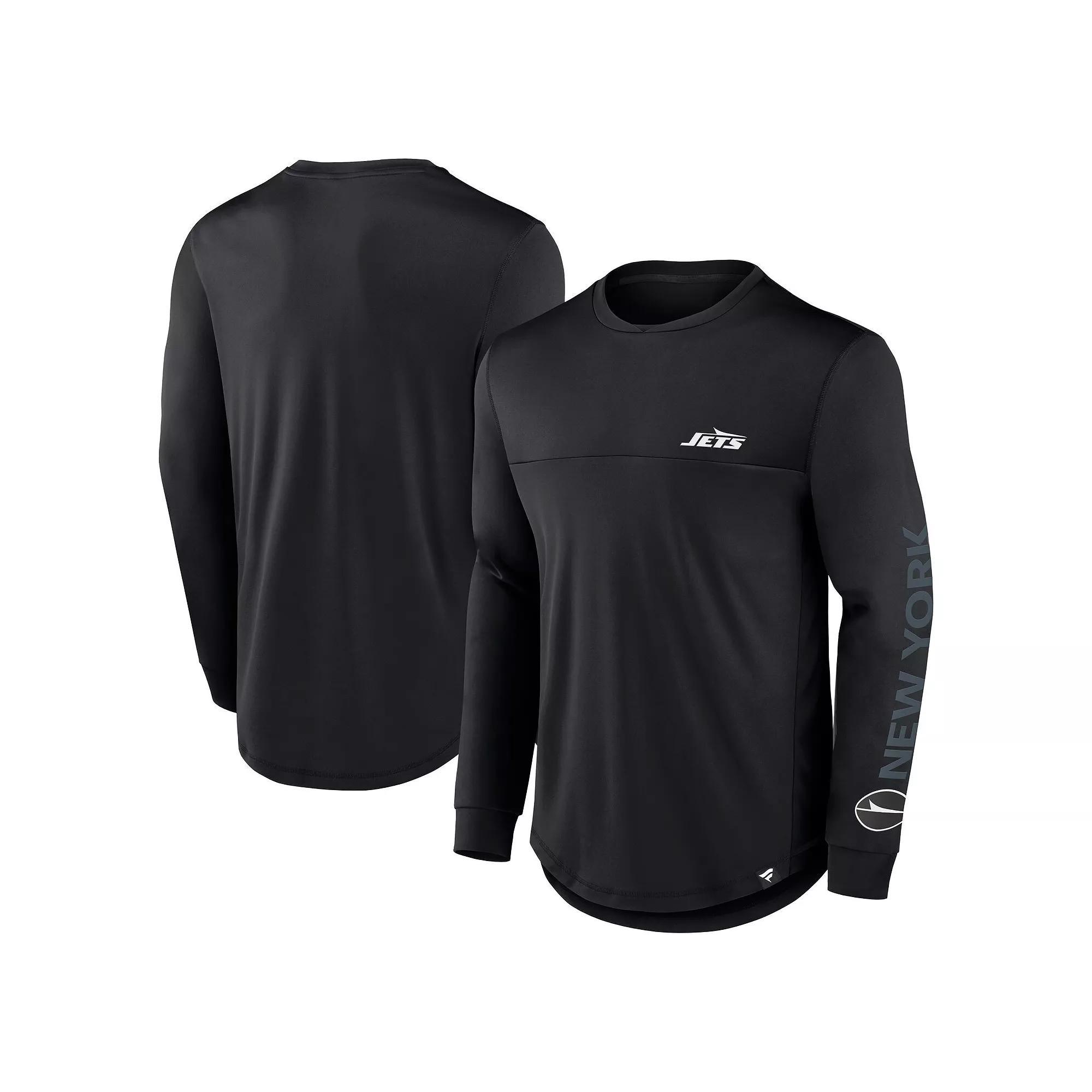 Men's Fanatics Black Jacksonville Jaguars Blackout Long Sleeve T-Shirt,  Product Image