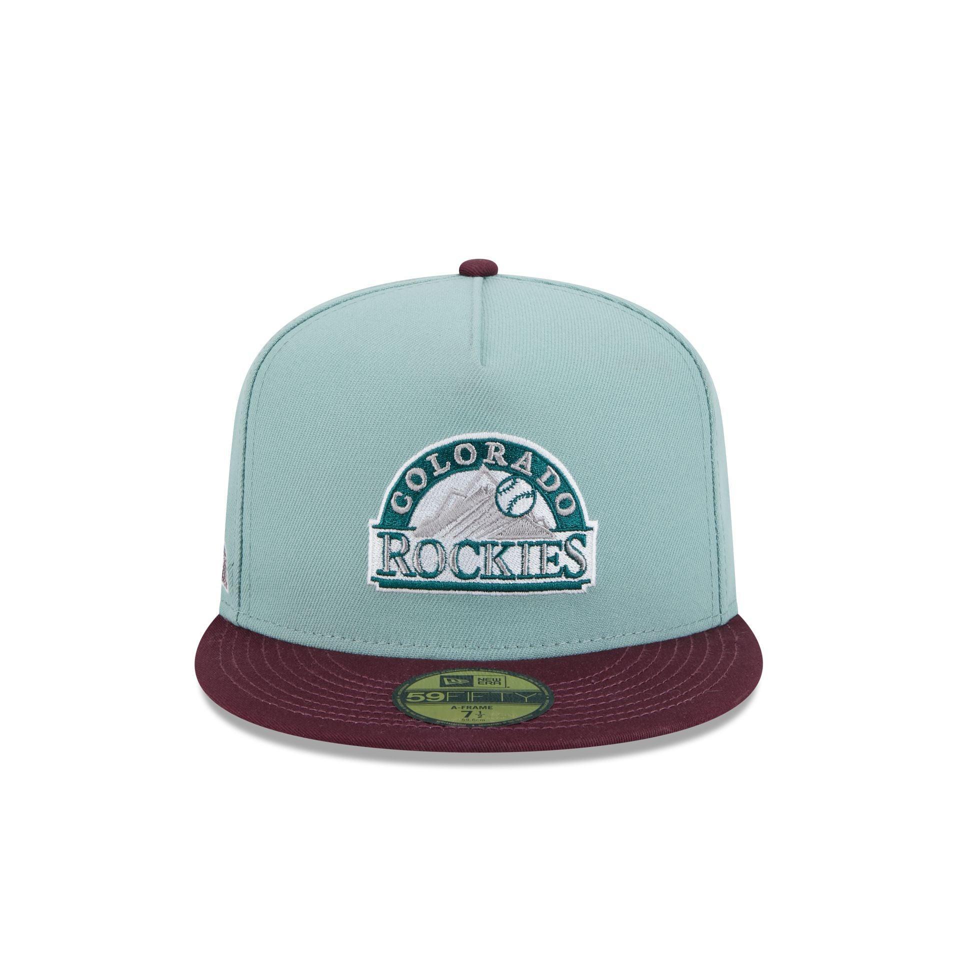 Colorado Rockies Beach Kiss Blue 59FIFTY A-Frame Fitted Hat Male Product Image