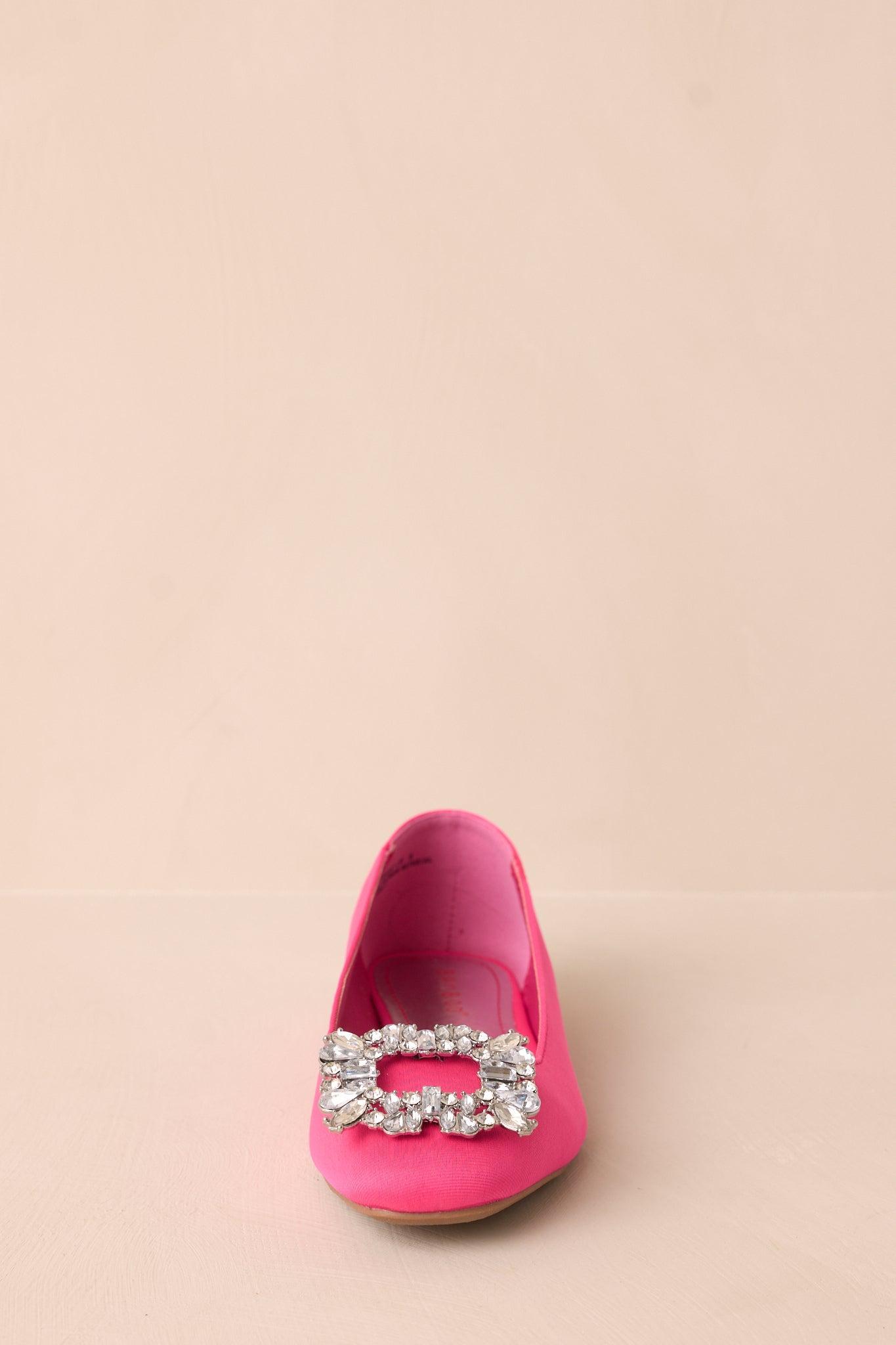 That's My Dream Hot Pink Ballet Flats Product Image